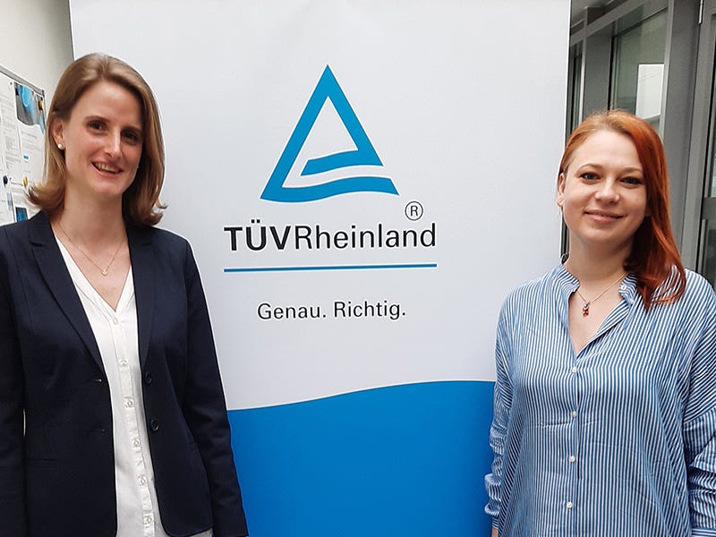 Wendy Klamka und Lejla Hajder. Wendy Klamka und Lejla Hajder.