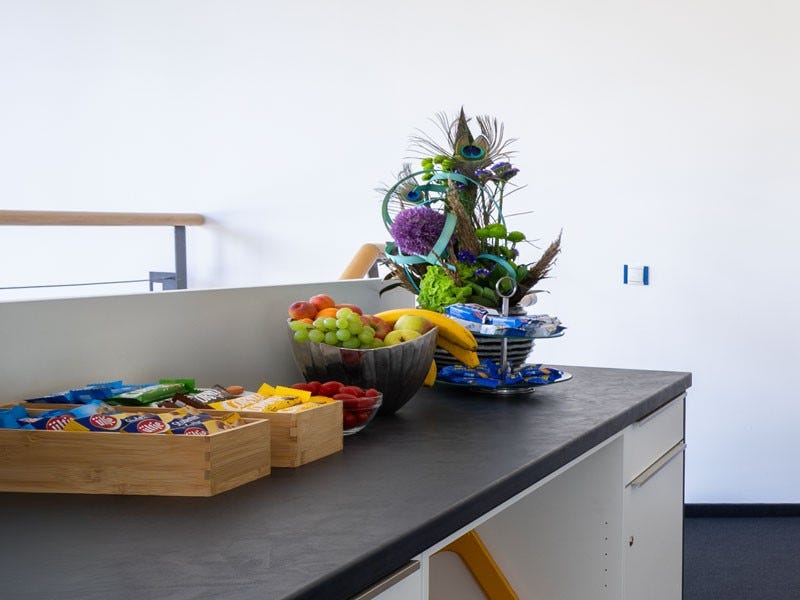 Kaffeepausen im Seminarzentrum Leipzig mit Obst, s&uuml;&szlig;en und herzhaften Snacks