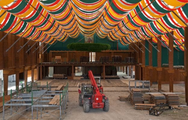 Aufsichtf&uuml;hrende im Zeltbau (Richtmeister)