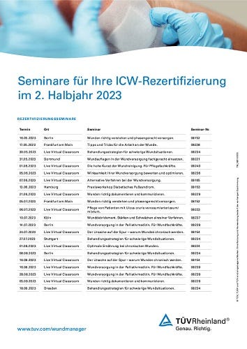 Seminare ICW Rezertifizierung