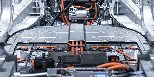 Technische Details eines Elektrofahrzeugs