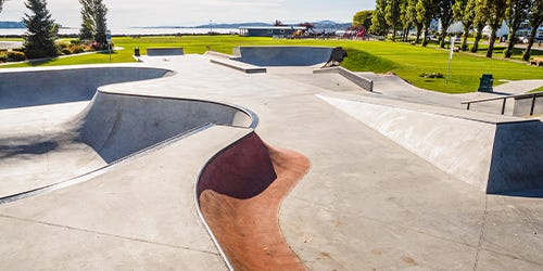 Foto einer Parkouranlage