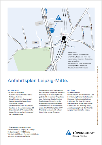 Anfahrtsbeschreibung