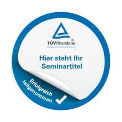 T&Uuml;V Rheinland Akademie Badge