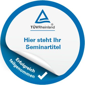 Darstellung des TÜV Rheinland Badges